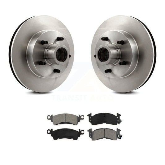 Brake Rotor Semi-Metallic Pad Front Kit For Chevrolet GMC C10 C1500 G20 G2500 K5