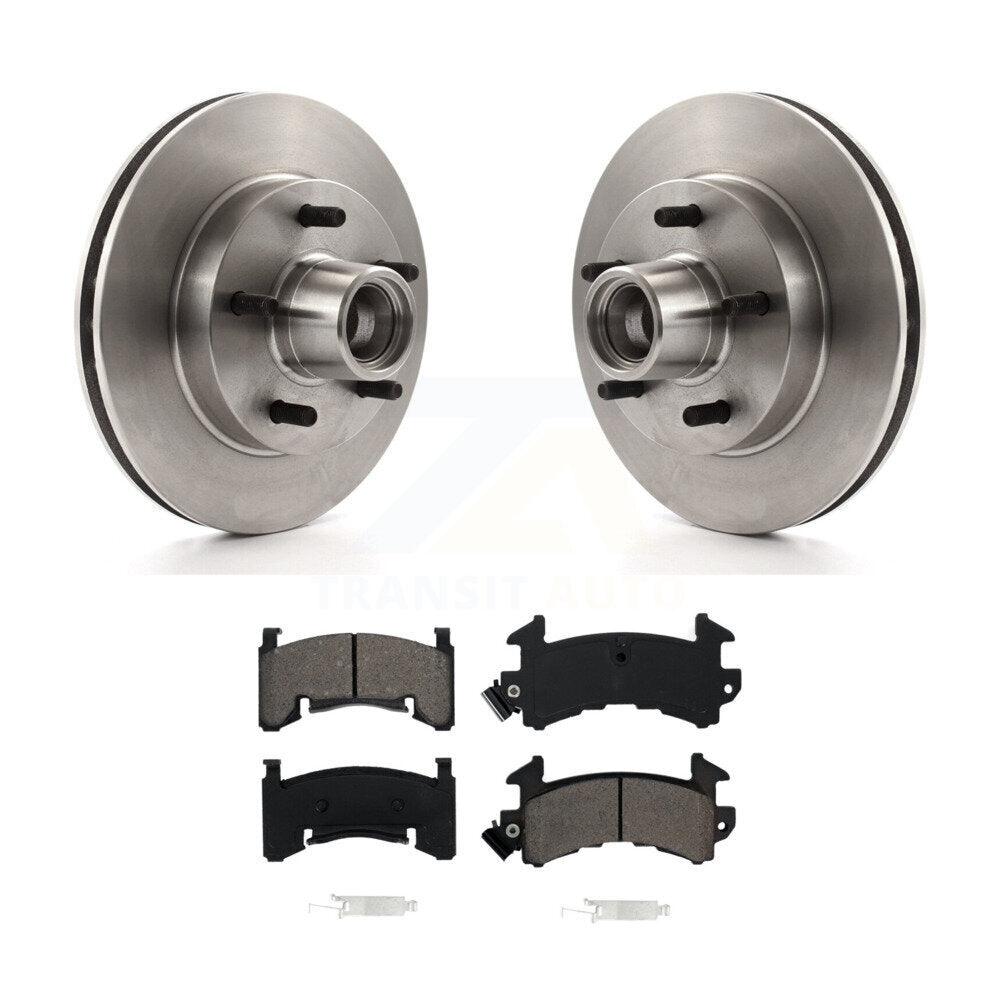 Brake Rotor Semi-Metallic Pad Front Kit For Chevrolet Camaro Pontiac Firebird El