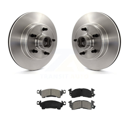 Disc Brake Rotors Hub Semi-Metallic Pad Front Kit For Chevrolet Astro GMC Safari