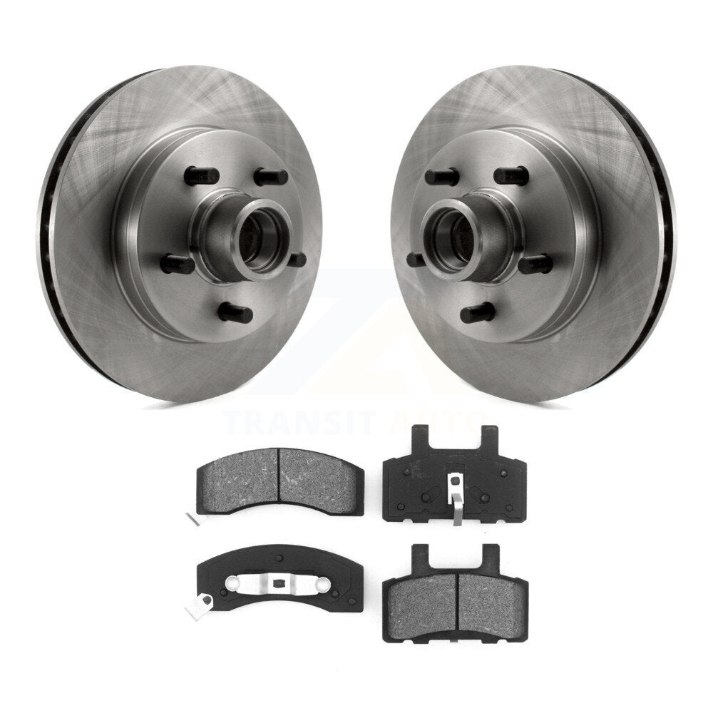 Disc Brake Rotors Semi-Metallic Pad Front Kit For Chevrolet Tahoe C1500 Suburban