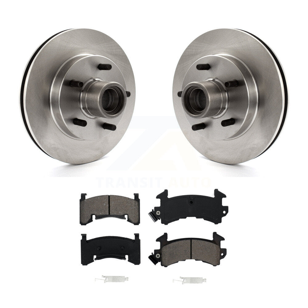 Brake Rotors Semi-Metallic Pad Front Kit For Chevrolet S10 GMC Sonoma Blazer S15