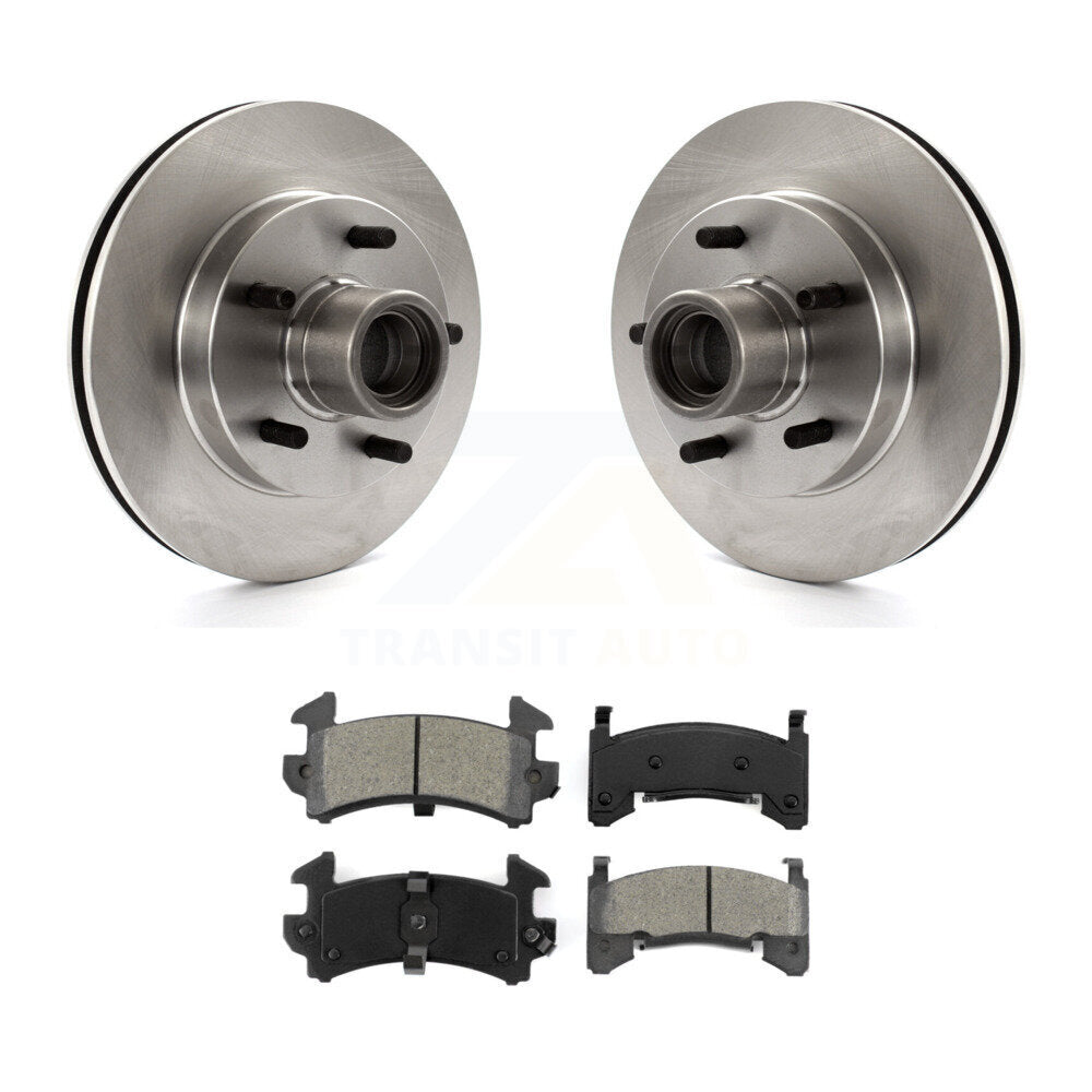 Brake Rotors & Semi-Metallic Pad Front Kit For 2003 Chevrolet S10 GMC Sonoma RWD