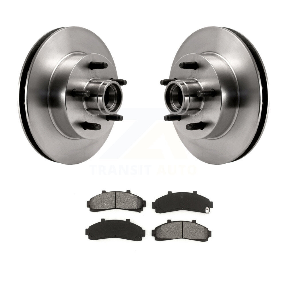 Brake Rotors Semi-Metallic Pad Front Kit For Ford Ranger Mazda B4000 B3000 B2300