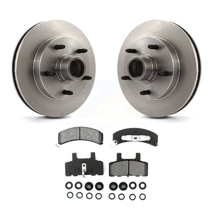 Disc Brake Rotors & Semi-Metallic Pad Front Kit For 1994-1999 Dodge Ram 1500 RWD