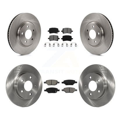 Brake Rotor Semi-Metallic Pad Front Rear Kit For Chevrolet Pontiac Cobalt G5 Ion