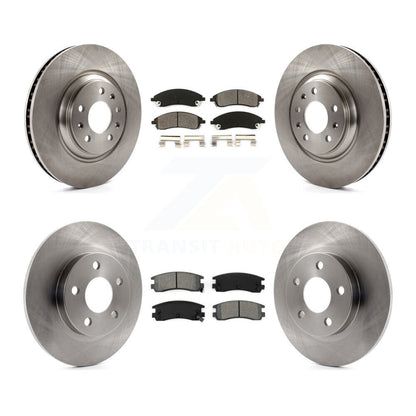 Brake Rotor And Semi-Metallic Pad Front Rear Kit For 2004 Pontiac Bonneville GXP