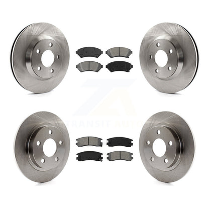 Brake Rotor Semi-Metallic Pad Front Rear Kit For 2005 Buick LeSabre Pontiac Park