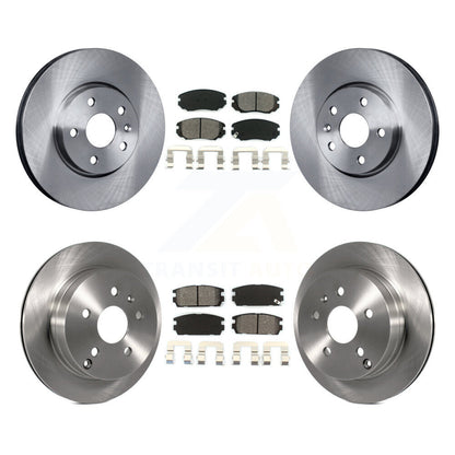 Brake Rotor & Semi-Metallic Pad Front Rear Kit For Chevrolet Equinox GMC Terrain