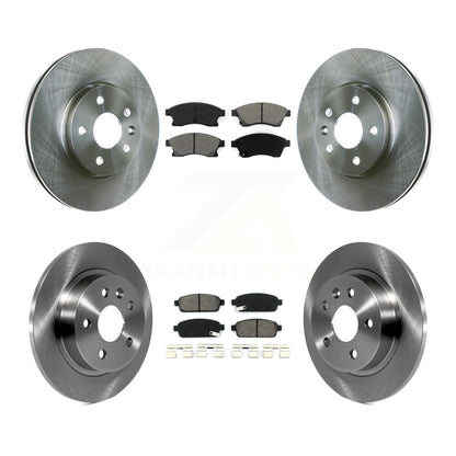 Brake Rotor & Semi-Metallic Pad Front Rear Kit For Chevrolet Cruze Sonic Limited