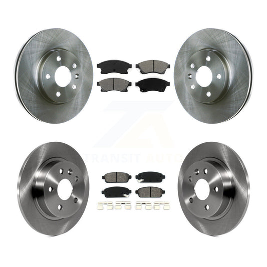 Brake Rotor & Semi-Metallic Pad Front Rear Kit For Chevrolet Cruze Sonic Limited