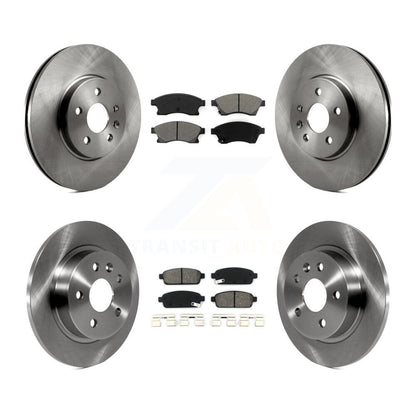 Brake Rotors & Semi-Metallic Pad Front Rear Kit For 2013-2014 Chevrolet Sonic RS