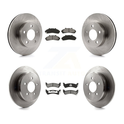 Brake Rotors Semi-Metallic Pad Front Rear Kit For 01 Ford Explorer From 02