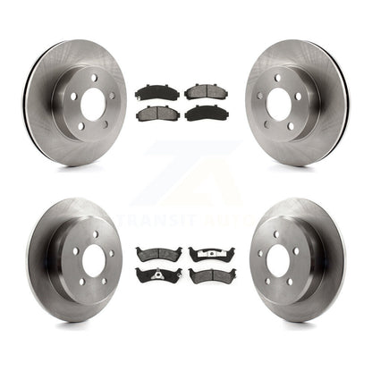 Brake Rotors & Semi-Metallic Pad Front Rear Kit For Ford Ranger Explorer Mercury