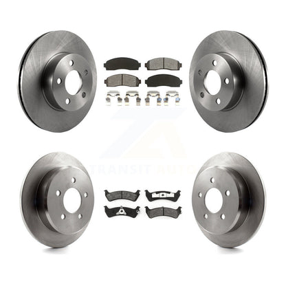 Brake Rotors & Semi-Metallic Pad Front Rear Kit For 2001 Ford Explorer Sport 4WD