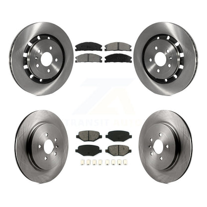 Brake Rotors & Semi-Metallic Pad Front Rear Kit For Ford Explorer Police Utility