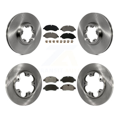 Brake Rotors & Semi-Metallic Pad Front Rear Kit For Ford Transit-250 Transit-150