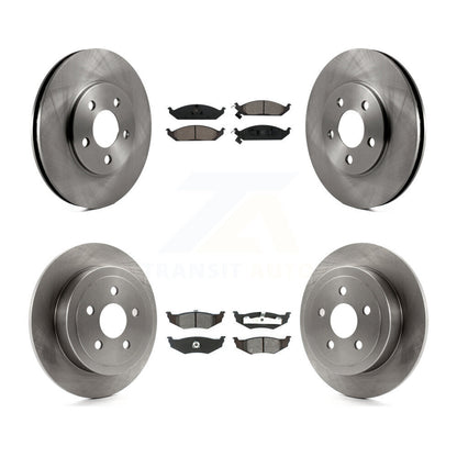 Brake Rotor & Semi-Metallic Pad Front Rear Kit For Chrysler Sebring Cirrus Dodge