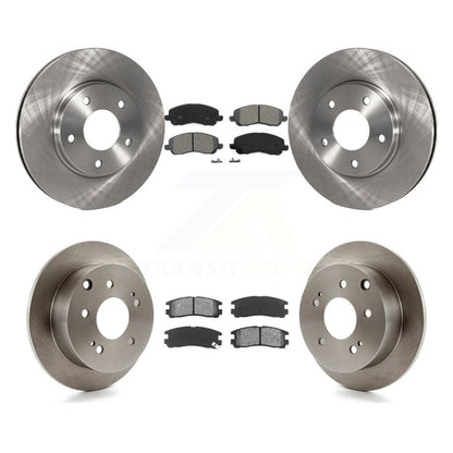 Brake Rotors & Semi-Metallic Pad Front Rear Kit For 04-06 Mitsubishi Galant 2.4L