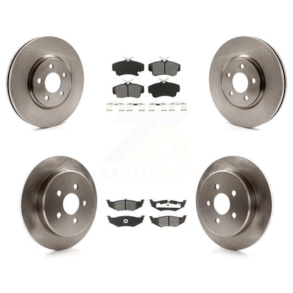 Brake Rotors Semi-Metallic Pad Front Rear Kit For Chrysler PT Cruiser Dodge Neon