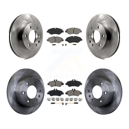 Brake Rotor And Semi-Metallic Pad Front Rear Kit For Sprinter 2500 Mercedes-Benz