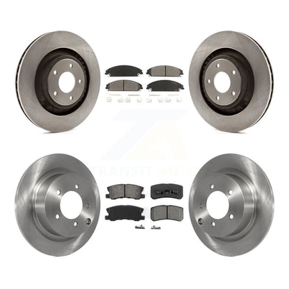 Brake Rotor & Semi-Metallic Pad Front Rear Kit For 2008-2009 Dodge Caliber SRT-4