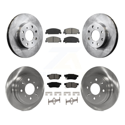 Disc Brake Rotors And Semi-Metallic Pads Front Rear Kit For Honda Civic del Sol