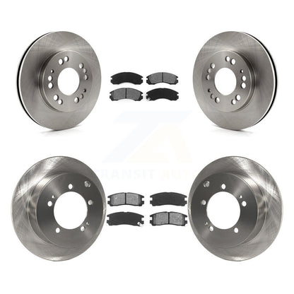 Disc Brake Rotors And Semi-Metallic Pads Front Rear Kit For 1998 Eagle Talon AWD
