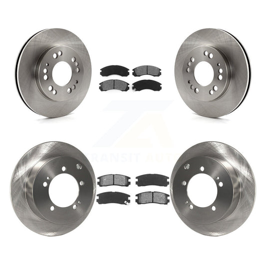 Disc Brake Rotors And Semi-Metallic Pads Front Rear Kit For 1998 Eagle Talon AWD