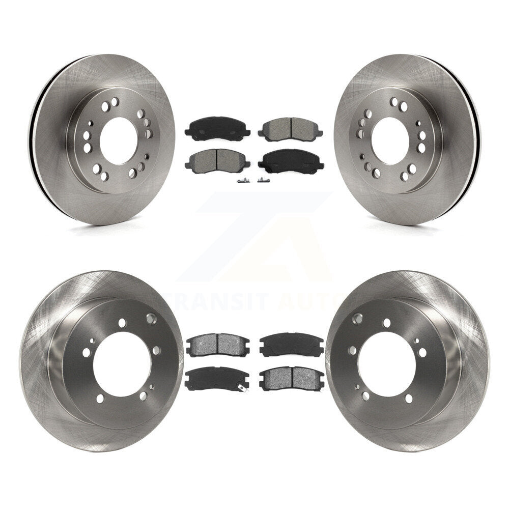 Brake Rotor & Semi-Metallic Pad Front Rear Kit For Mitsubishi Eclipse From 06 01