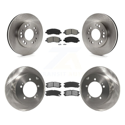 Brake Rotor & Semi-Metallic Pad Front Rear Kit For Mitsubishi Eclipse From 06 01