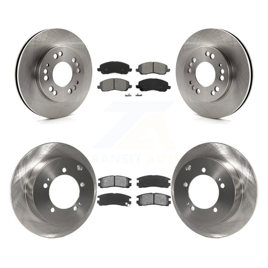Brake Rotor & Semi-Metallic Pad Front Rear Kit For Mitsubishi Eclipse From 06 01