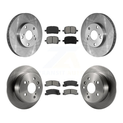 Brake Rotor Semi-Metallic Pad Front Rear Kit For Toyota Camry Solara Lexus ES300