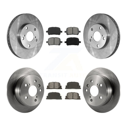 Disc Brake Rotor & Semi-Metallic Pad Front Rear Kit For Toyota Camry Lexus ES300