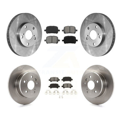 Disc Brake Rotors & Semi-Metallic Pad Front Rear Kit For 2000-2004 Toyota Avalon