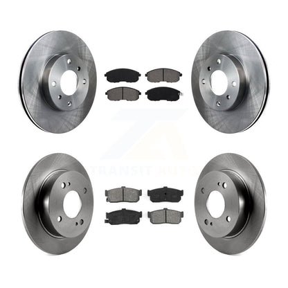 Brake Rotor & Semi-Metallic Pad Front Rear Kit For Nissan Altima Sentra INFINITI