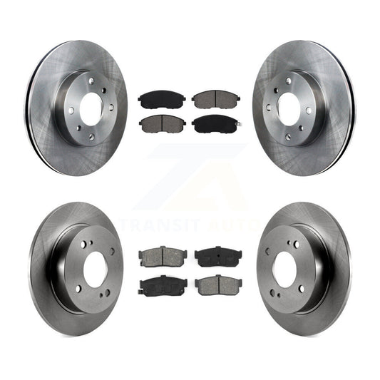 Brake Rotor & Semi-Metallic Pad Front Rear Kit For Nissan Altima Sentra INFINITI