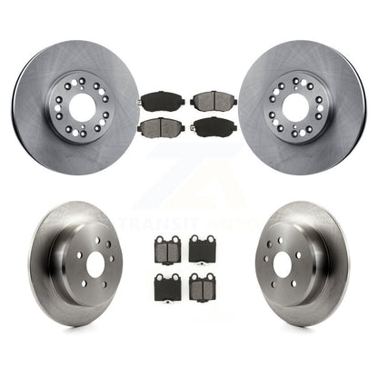 Brake Rotor & Semi-Metallic Pad Front Rear Kit For Lexus SC430 IS300 GS300 GS400