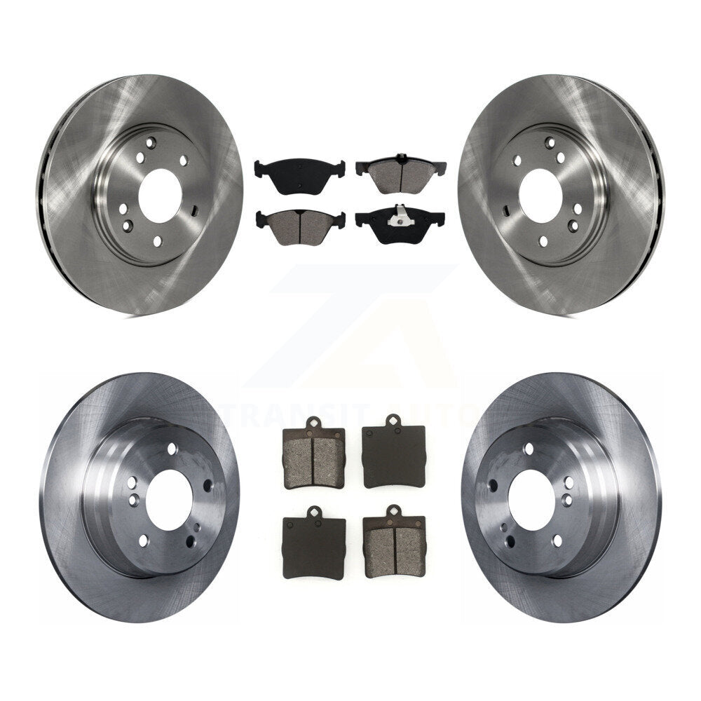 Disc Brake Rotors Semi-Metallic Pad Front Rear Kit For Chrysler Crossfire SLK320