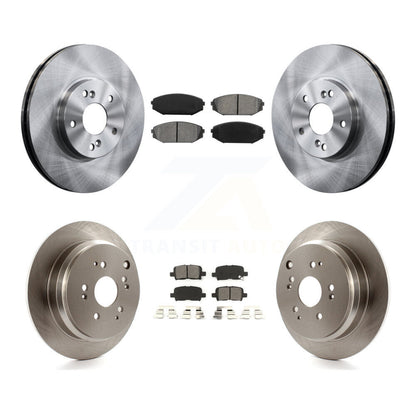 Disc Brake Rotors & Semi-Metallic Pad Front Rear Kit For 2002-2004 Honda Odyssey
