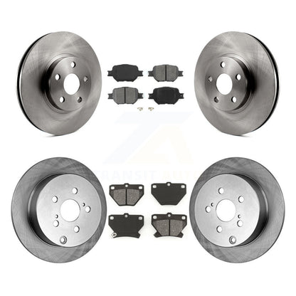 Disc Brake Rotors And Semi-Metallic Pads Front Rear Kit For Toyota Celica