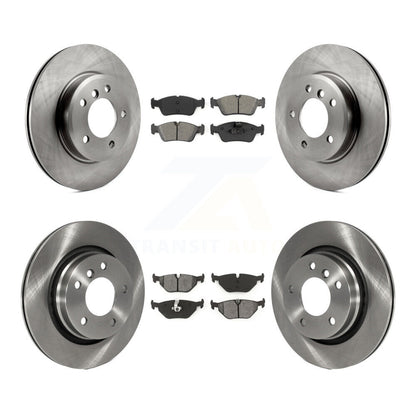 Brake Rotors Semi-Metallic Pad Front Rear Kit For BMW 325i 325Ci 328i 323Ci 323i