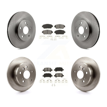 Disc Brake Rotors And Semi-Metallic Pads Front Rear Kit For Toyota Solara Avalon