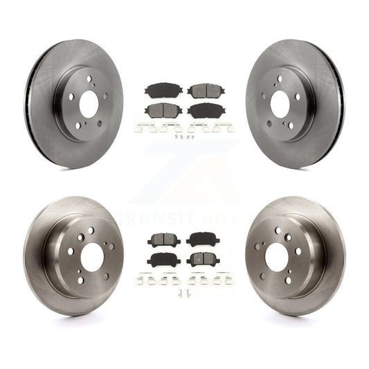 Disc Brake Rotors And Semi-Metallic Pads Front Rear Kit For Toyota Solara Avalon