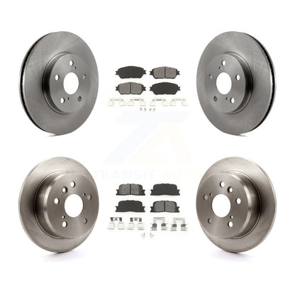 Disc Brake Rotors And Semi-Metallic Pad Front Rear Kit For 2002-2003 Lexus ES300