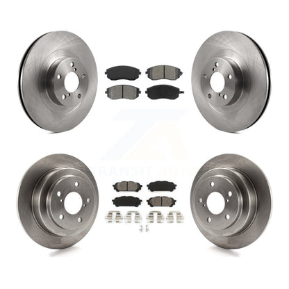 Brake Rotors & Semi-Metallic Pad Front Rear Kit For Subaru Forester Impreza Saab