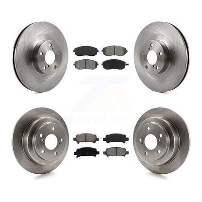 Disc Brake Rotors And Semi-Metallic Pads Front Rear Kit For 2003 Subaru Forester