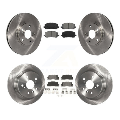 Brake Rotor Semi-Metallic Pad Front Rear Kit For 2001-2003 Toyota Highlander AWD