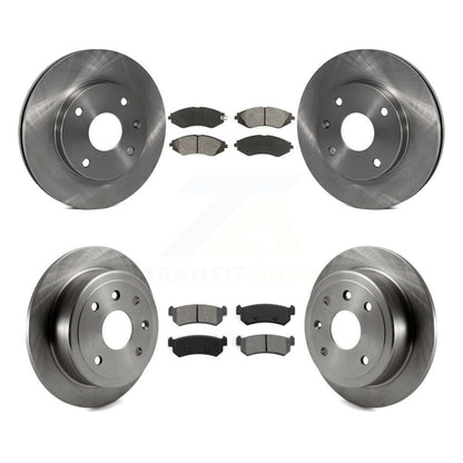 Brake Rotors Semi-Metallic Pad Front Rear Kit For Chevrolet Optra Suzuki Forenza