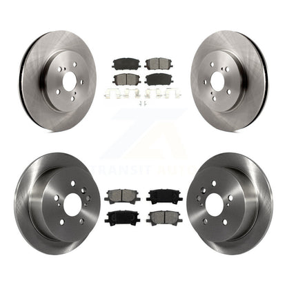 Brake Rotor Semi-Metallic Pad Front Rear Kit For Lexus RX350 RX330 Toyota RX400h