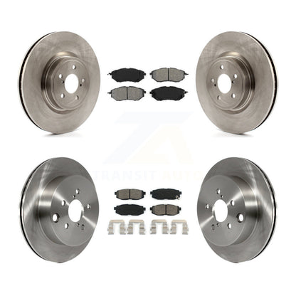 Brake Rotors Semi-Metallic Pad Front Rear Kit For 2014-2018 Subaru Forester 2.0L